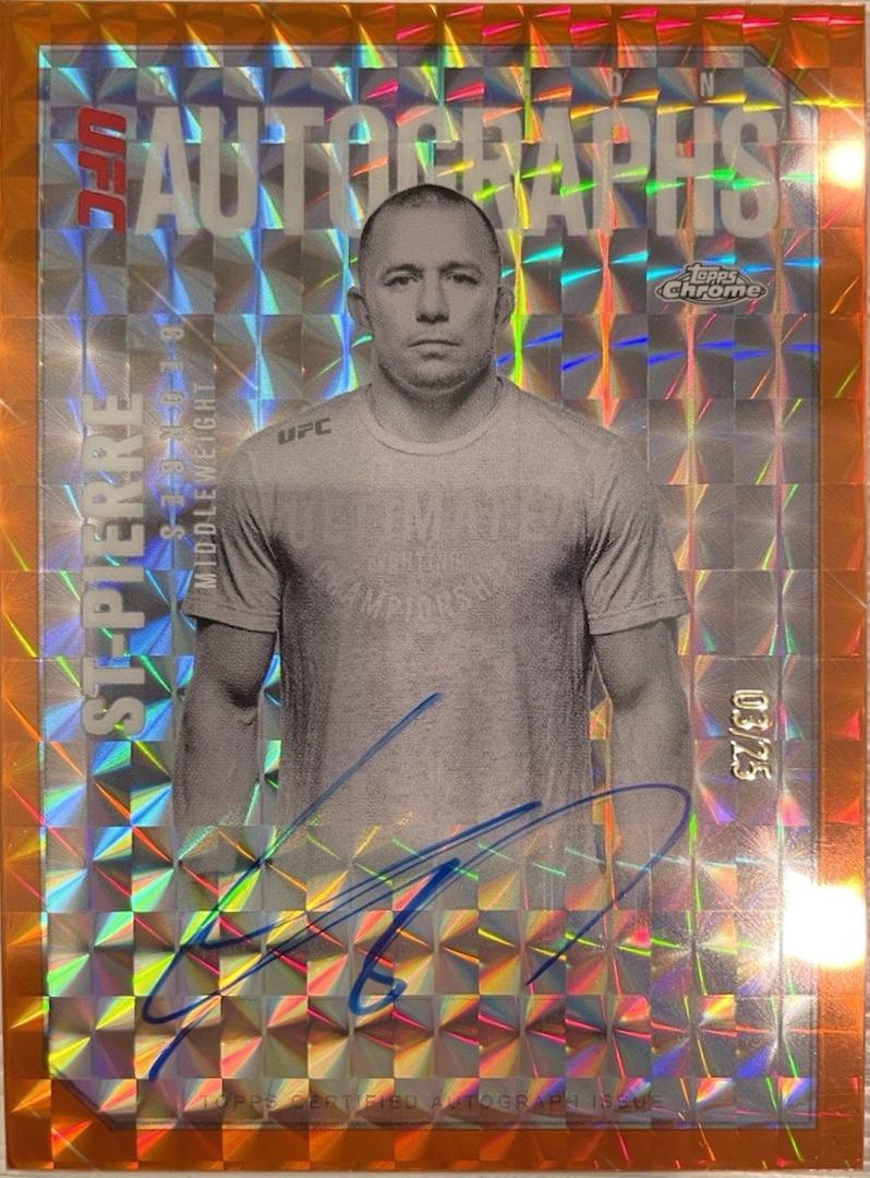 Georges St-Pierre [Geometric Orange Refractor] #OLA-GS