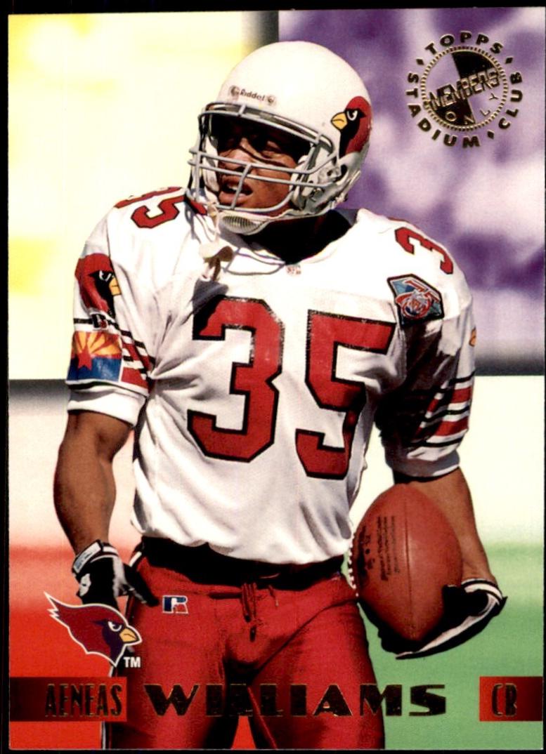 Aeneas Williams #20 Football Cards 1995 Stadium Club Members Only 50