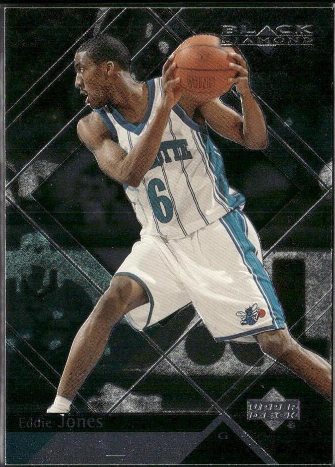 Eddie Jones #7 Basketball Cards 1999 Upper Deck Black Diamond
