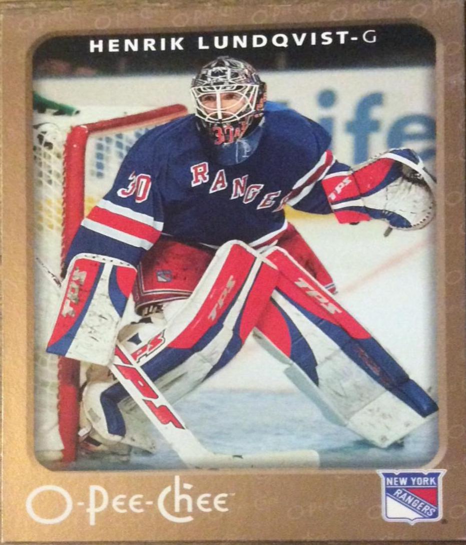Henrik Lundqvist #323 Hockey Cards 2006 O Pee Chee
