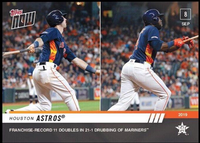 Houston Astros #815 2019 Topps Now Baseball
