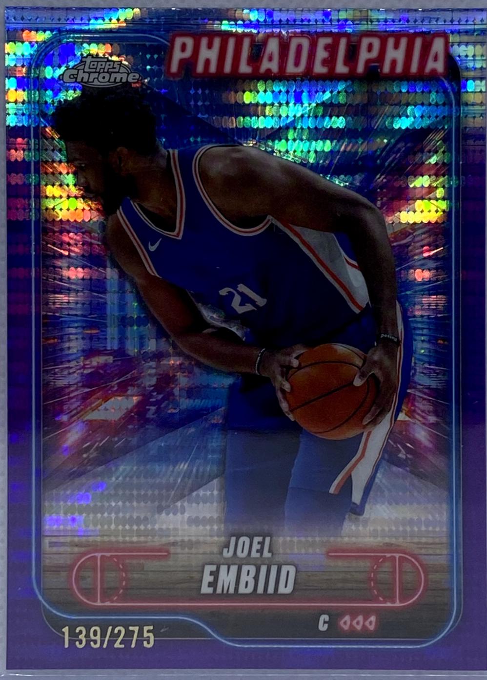 Joel Embiid [Pulsar Purple Refractor] #149 Prices | 2025 Topps