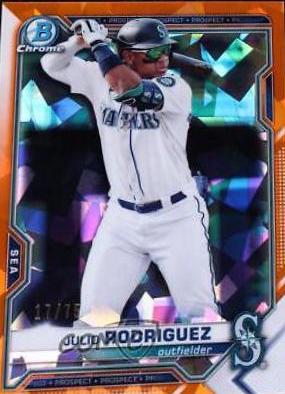 Julio Rodriguez #BCP-86 2021 Bowman Sapphire Baseball