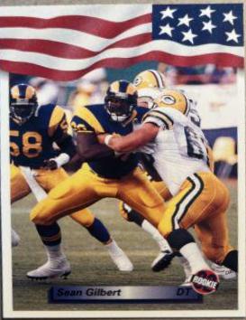 Sean Gilbert #30 Football Cards 1992 All World