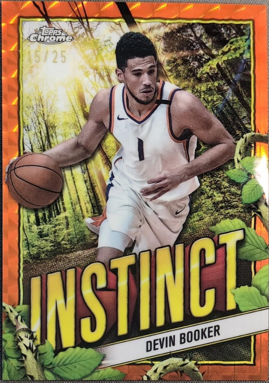 Devin Booker [Orange Refractor] #INS-25