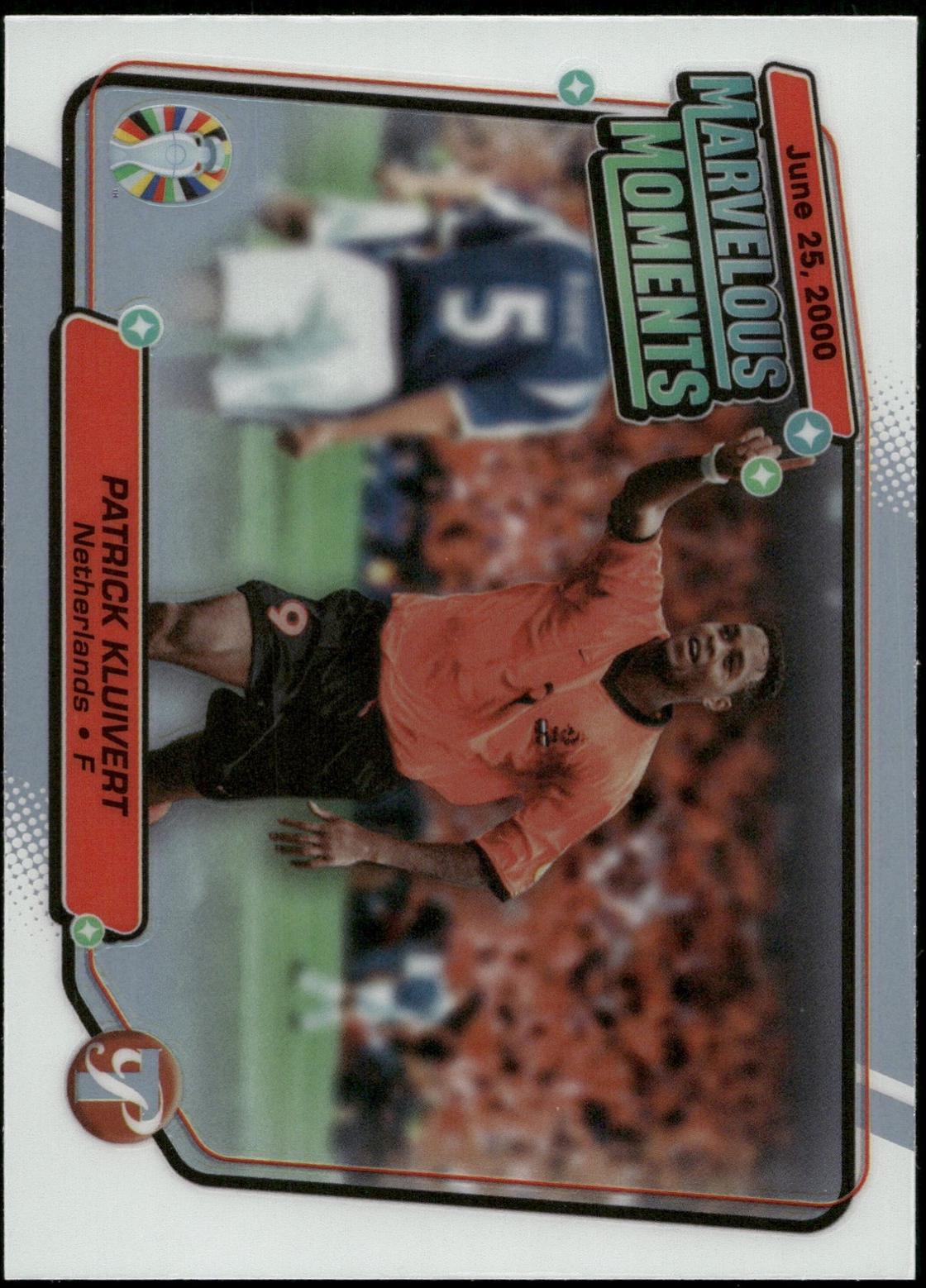 Patrick Kluivert #MM-PK Soccer Cards 2023 Topps Pristine Road to Euro 2024 Marvelous Moments