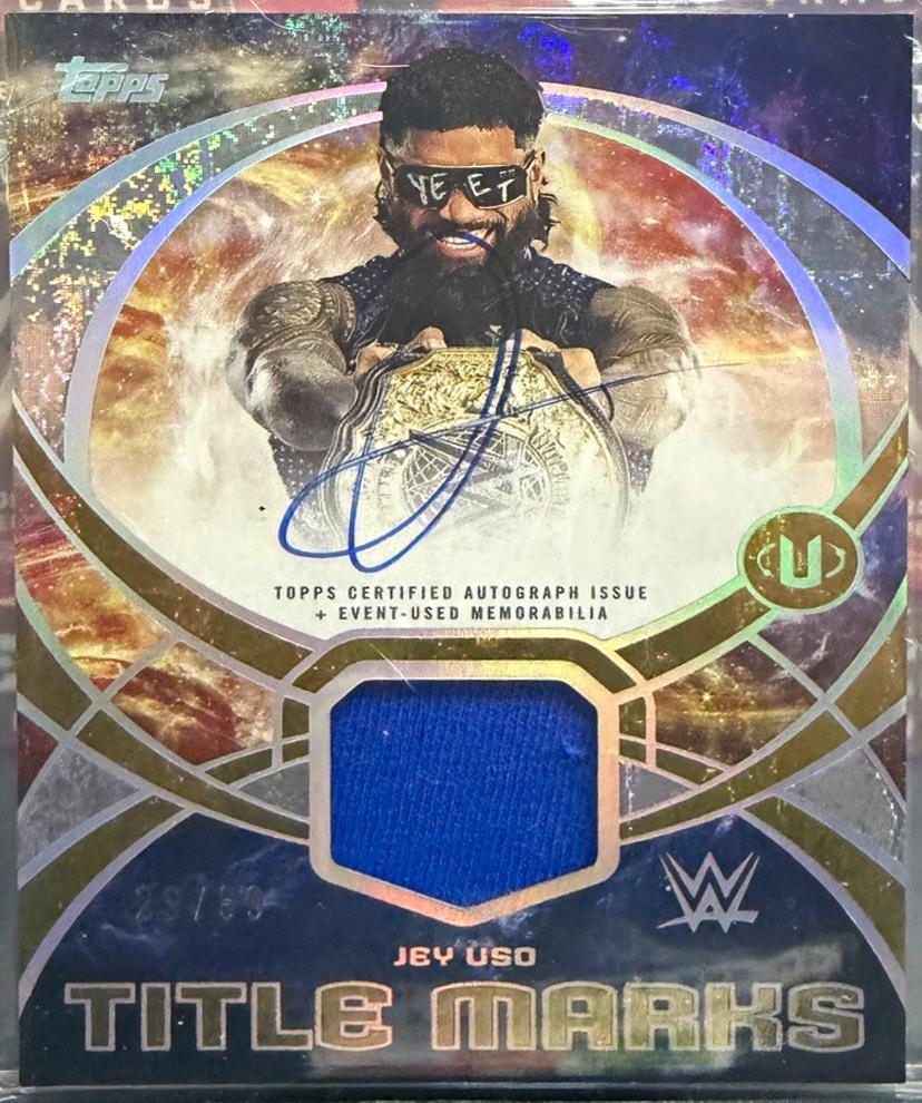 Jey Uso [Gold] #TMR-JU Prices | 2026 Topps Universe WWE Title