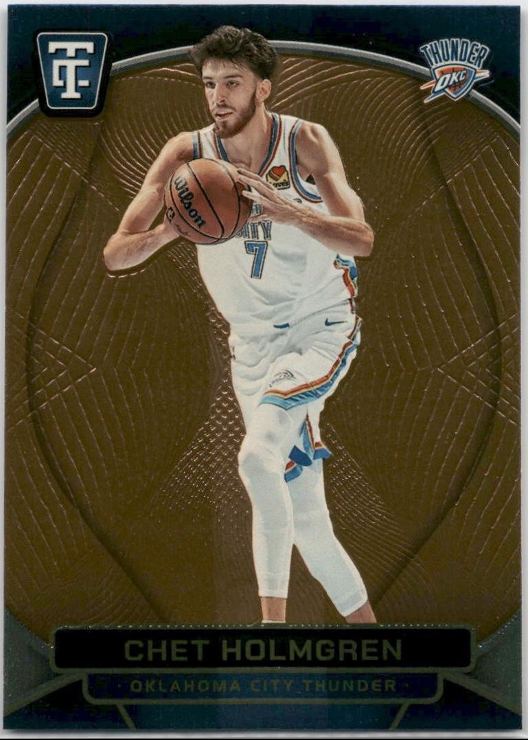 Chet Holmgren [Neon Orange Mirror] #52 Prices | 2024 Panini