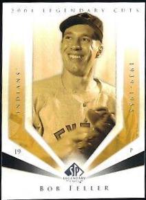 Bob Feller #10 Baseball Cards 2004 SP Legendary Cuts