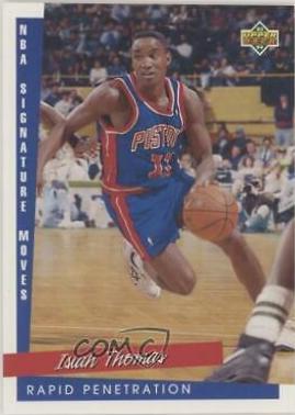 Isiah Thomas #245 Basketball Cards 1993 Upper Deck