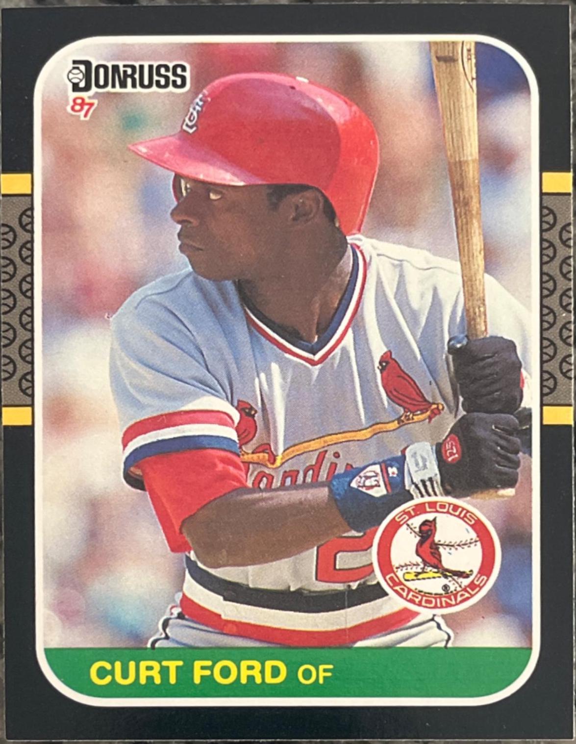 Curt Ford #454 Baseball Cards 1987 Donruss