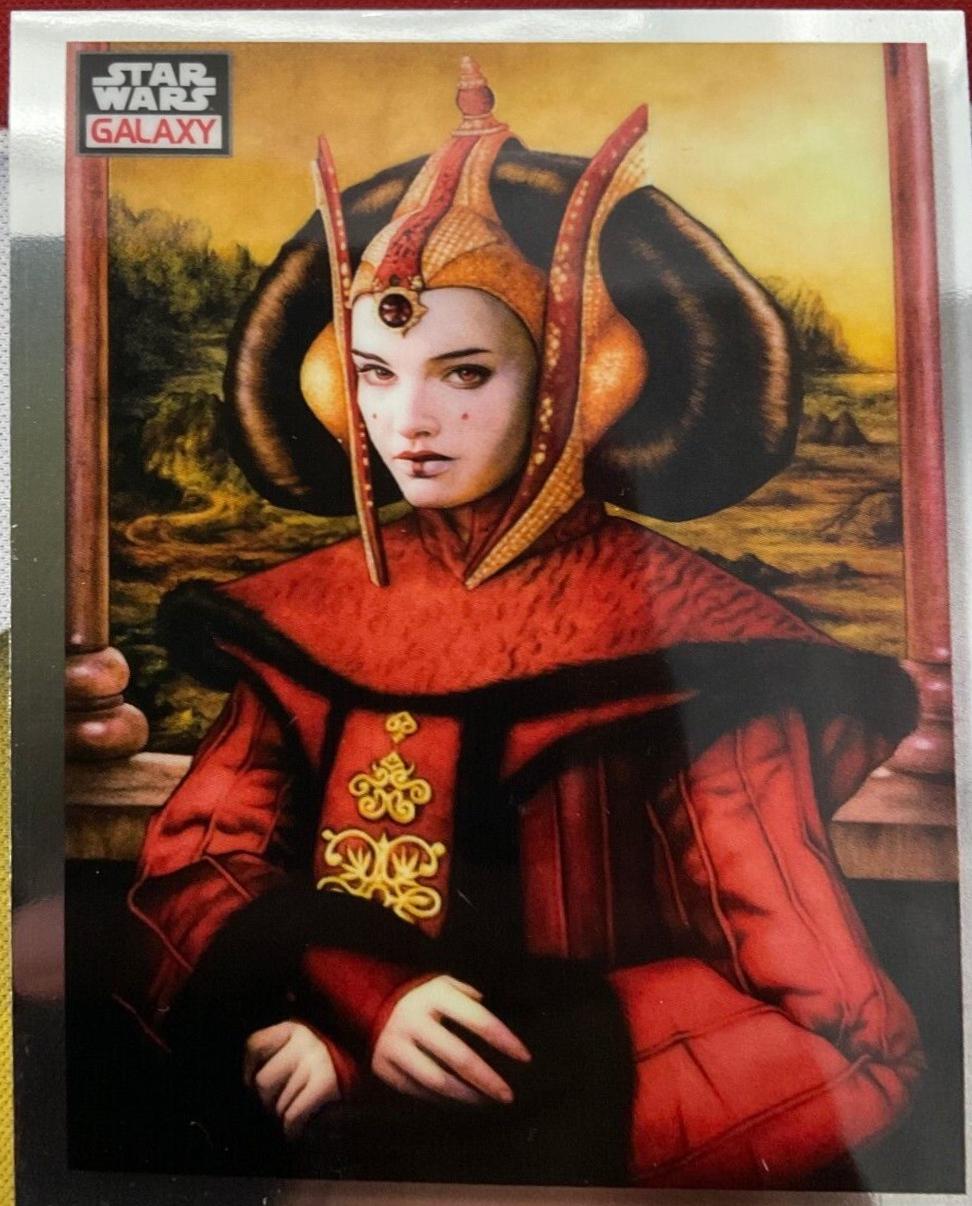A Queen in Portrait #50 Star Wars 2023 Topps Chrome Galaxy