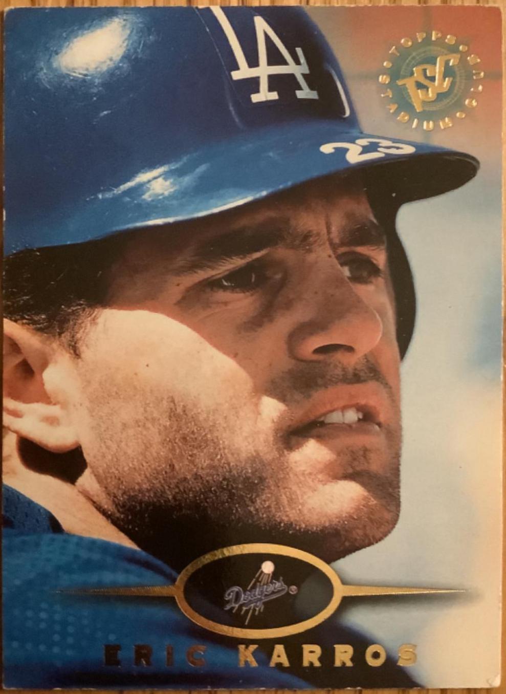Eric Karros #278 Baseball Cards 1993 Score Select