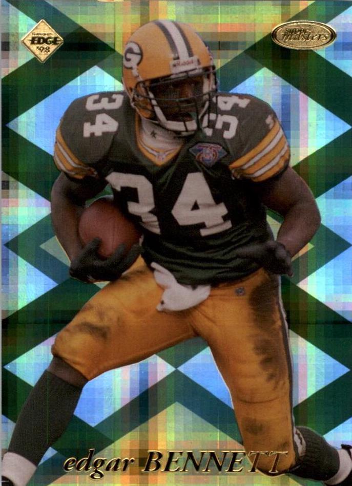 Edgar Bennett #SM8 Football Cards 1998 Collector's Edge Masters Super