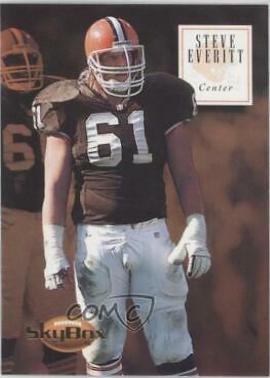 Steve Everitt #32 Football Cards 1994 Skybox Premium