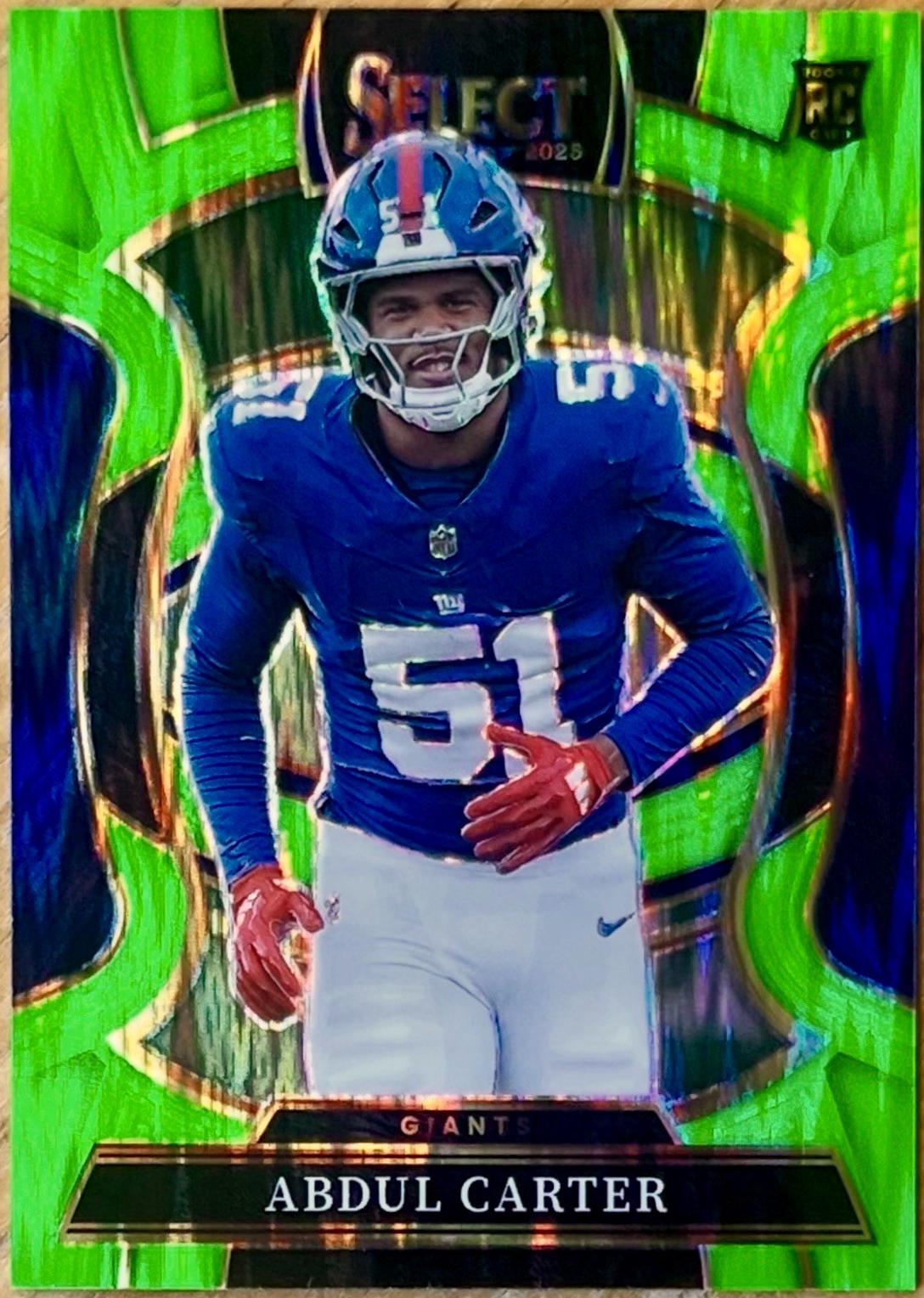 Abdul Carter [Neon Green Prizm Shock] #95