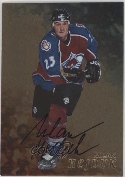 Milan Hejduk [Gold Autograph] #187