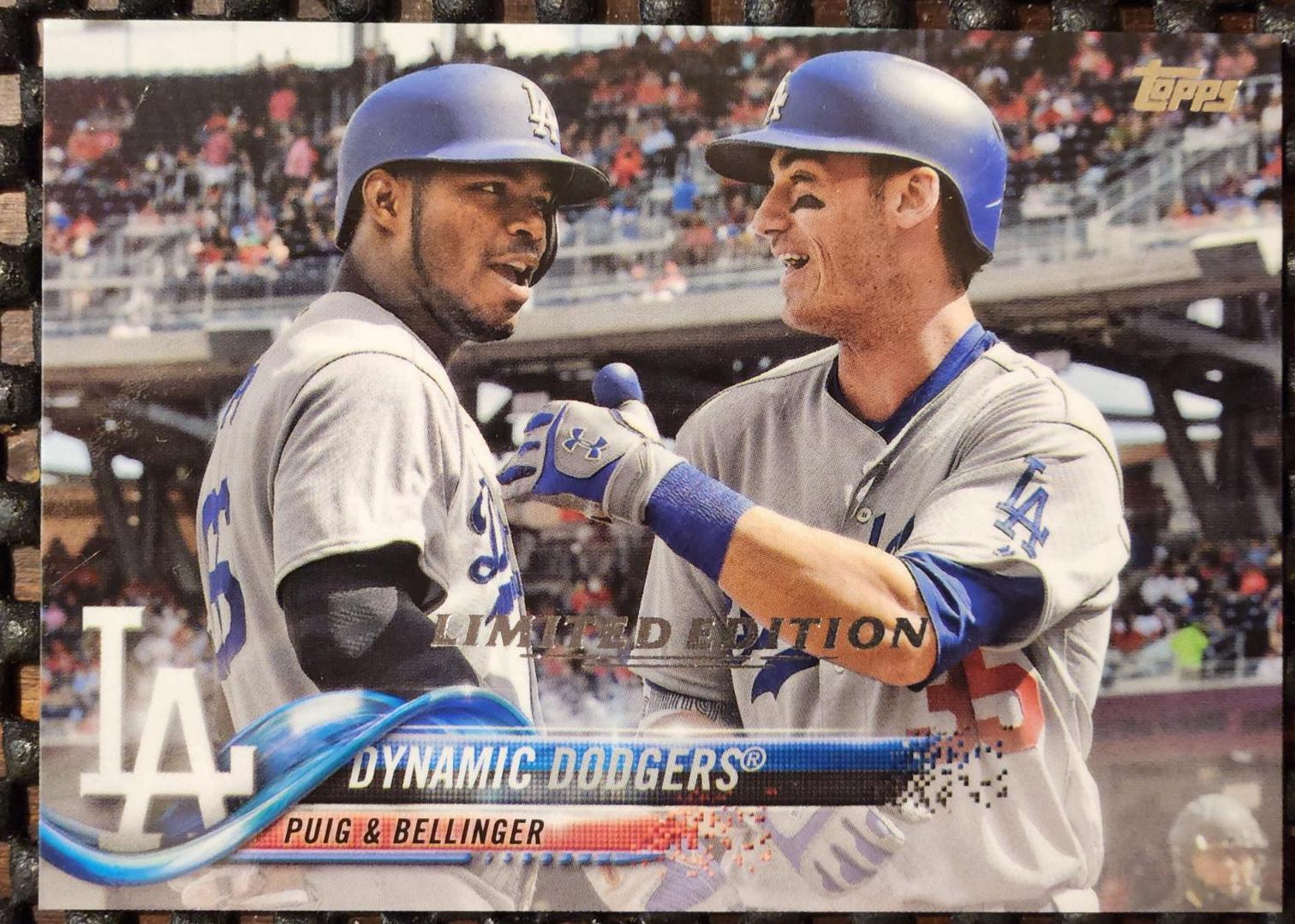 Dynamic Dodgers #364 Baseball Cards 2018 Topps Limited Edition