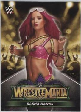 Sasha Banks #R-27 Wrestling Cards 2018 Topps WWE Road To Wrestlemania 34 Roster