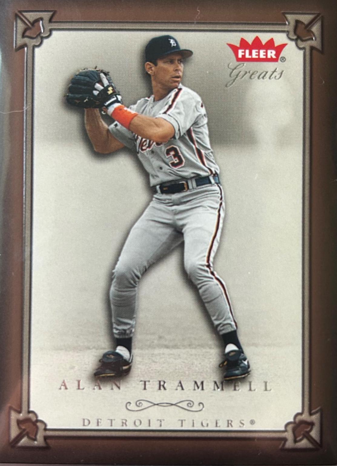 Alan Trammell #34 Baseball Cards 2004 Fleer Greats of the Game