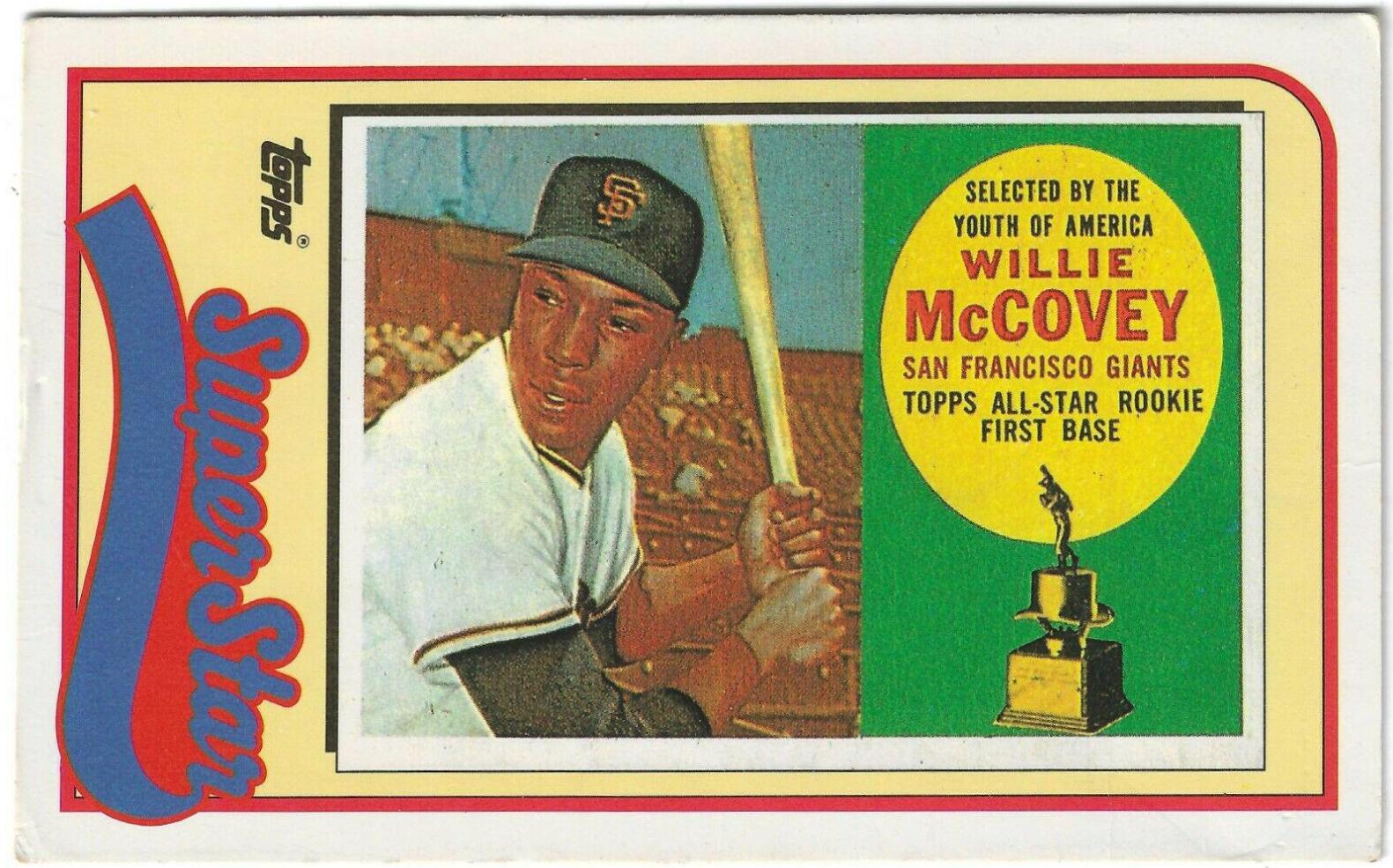 Willie McCovey #29 Baseball Cards 1989 Topps Ljn Baseball Talk