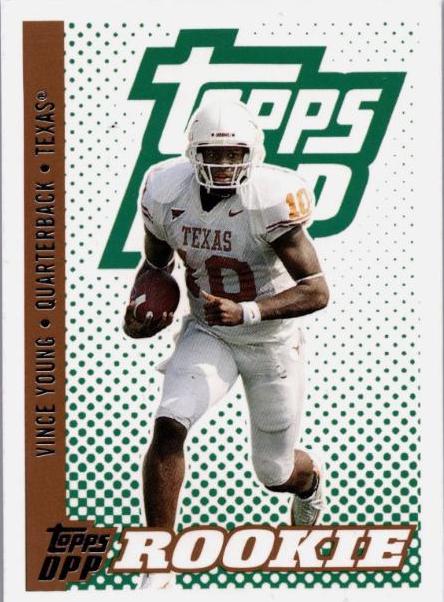 Vince Young #170 Football Cards 2006 Topps Draft Picks & Prospects