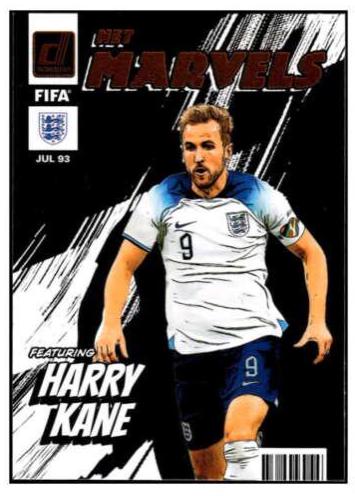 Harry Kane #7 Soccer Cards 2022 Panini Donruss Net Marvels