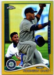 Robinson Cano [Fielding Gold Refractor] #116 Baseball Cards 2014 Topps Chrome Prices