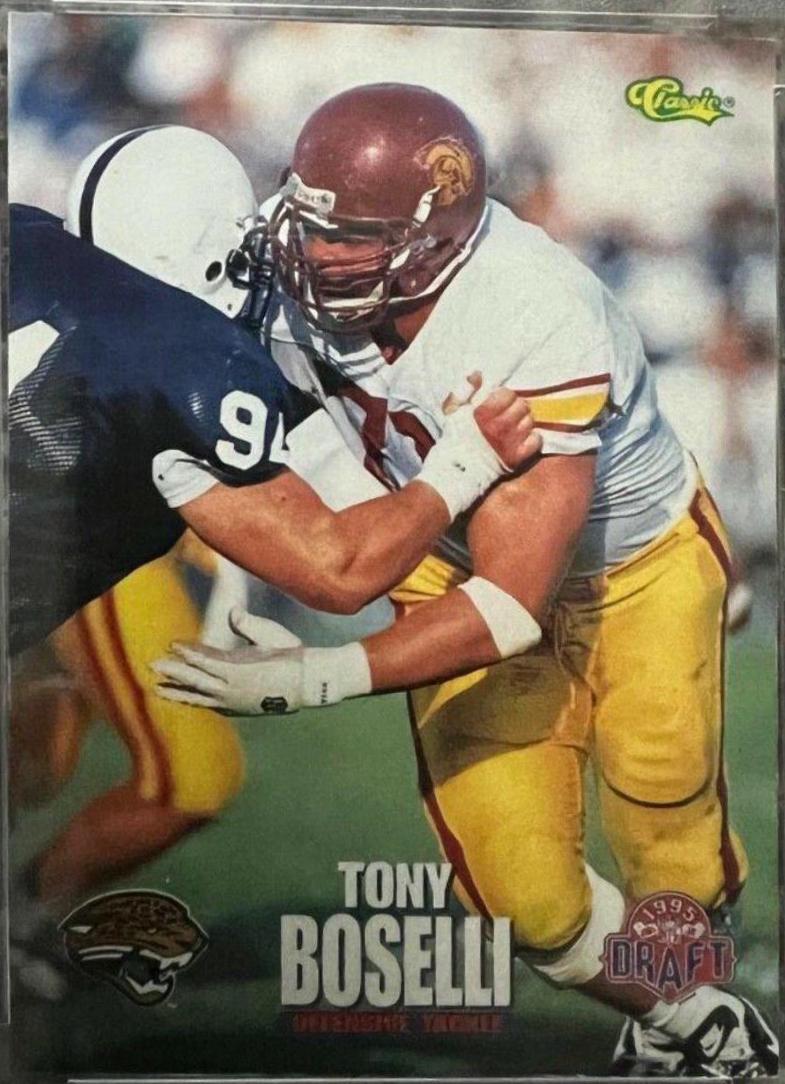 Tony Boselli #2 Football Cards 1995 Classic NFL Rookies