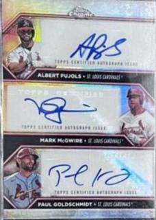 Mark McGwire, Albert Pujols, Paul Goldschmidt