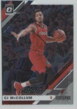 CJ McCollum #17 Basketball Cards 2019 Panini Donruss Optic