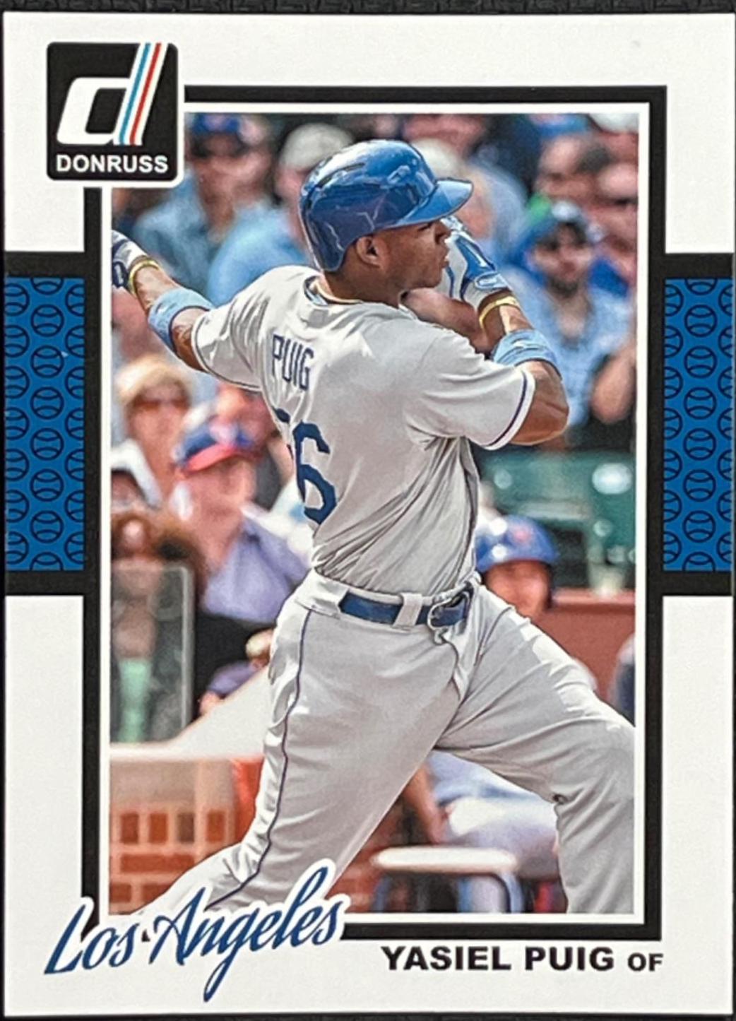 Yasiel Puig #170 2014 Donruss Baseball