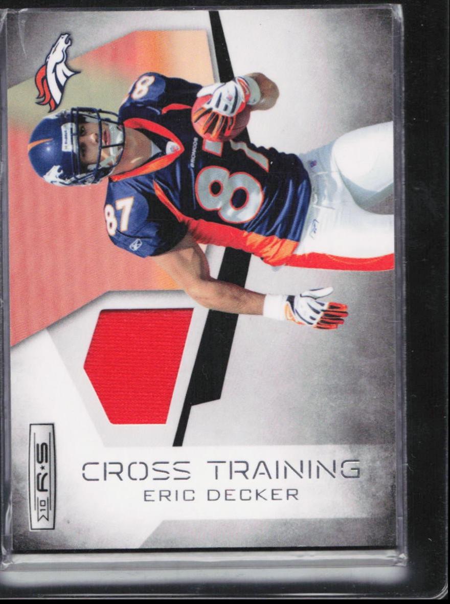 Eric Decker #17 2010 Panini Rookies & Stars Cross Training Football