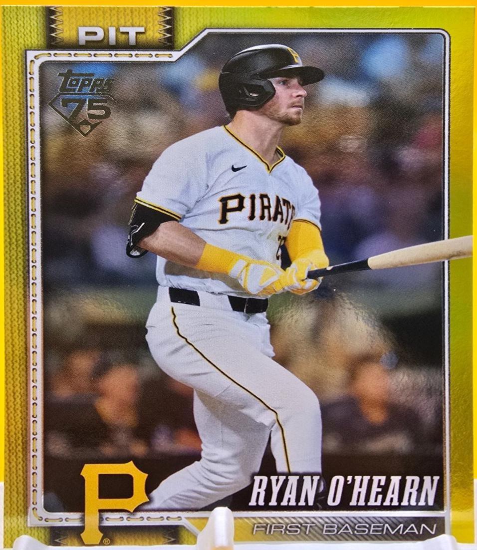 2026 Topps Series 2 Ryan O'Hearn [Yellow Rainbow Foil] #442 card