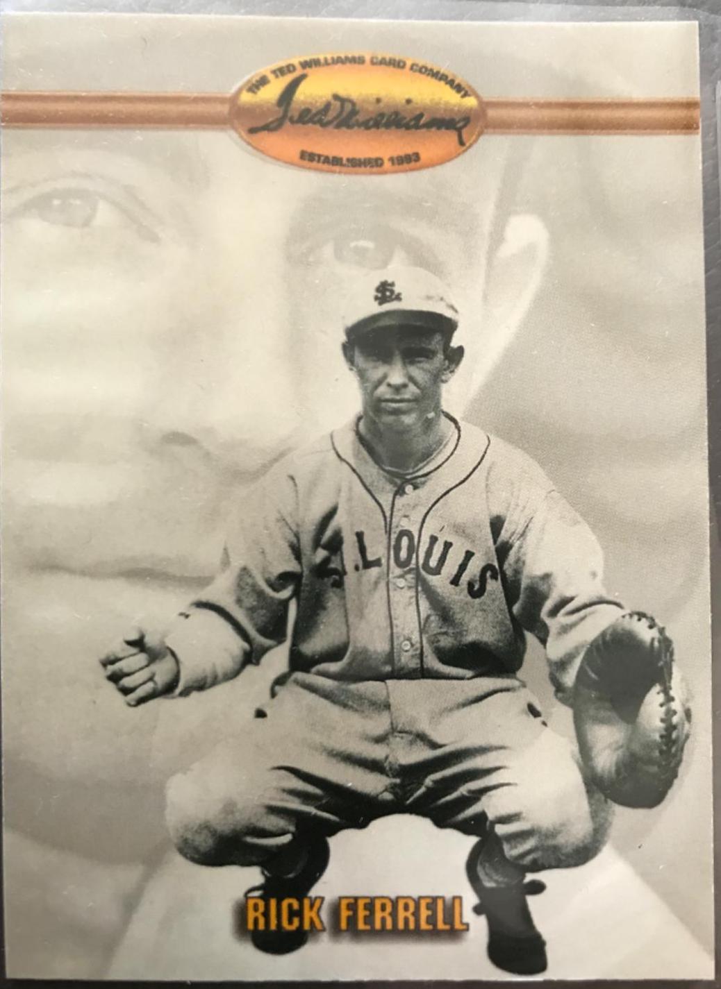 Rick Ferrell #2 Baseball Cards 1993 Ted Williams Co