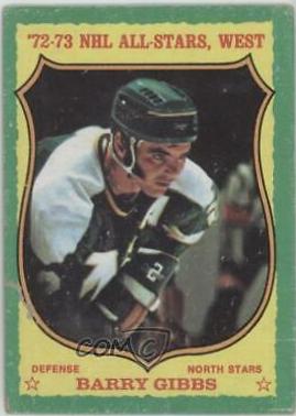 Barry Gibbs #30 Hockey Cards 1973 Topps