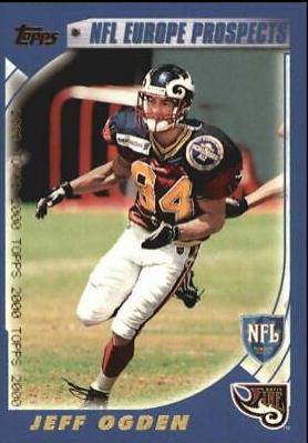Jeff Ogden #354 Football Cards 2000 Topps