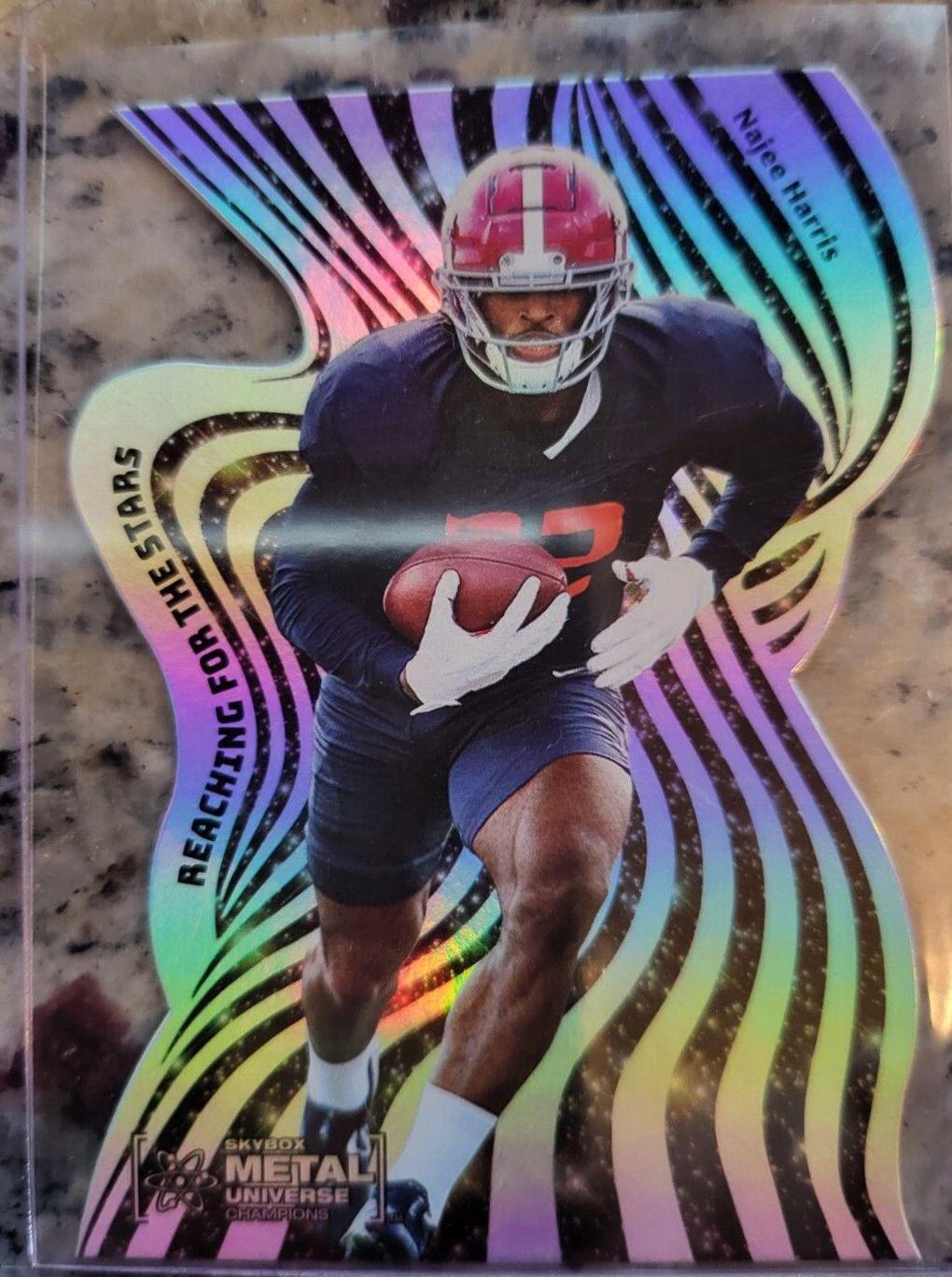 Najee Harris #RFS-11 Football Cards 2021 Skybox Metal Universe Champions Reaching for the Stars