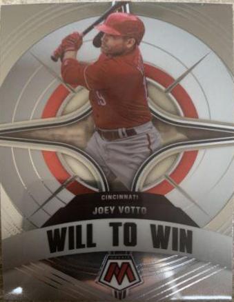 Joey Votto #WW-2 Baseball Cards 2022 Panini Mosaic Will to Win