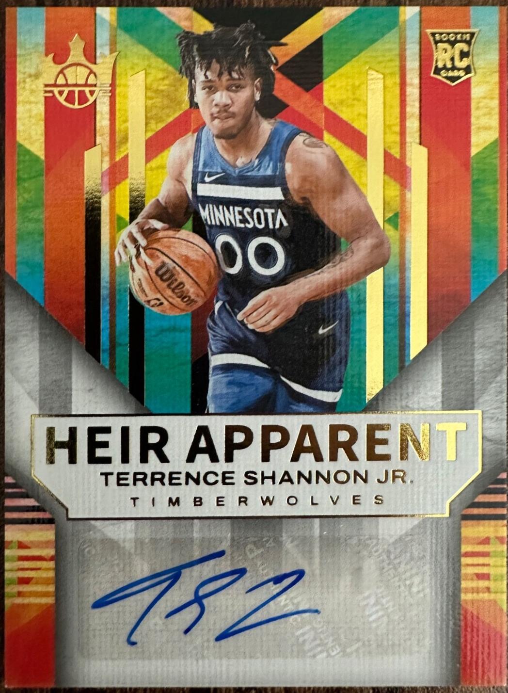Terrence Shannon Jr. #HA-TSJ Basketball Cards 2024 Panini Court Kings Heir Apparent