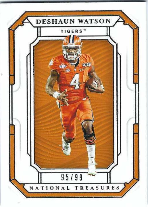 Deshaun Watson #8 Football Cards 2019 Panini National Treasures Collegiate