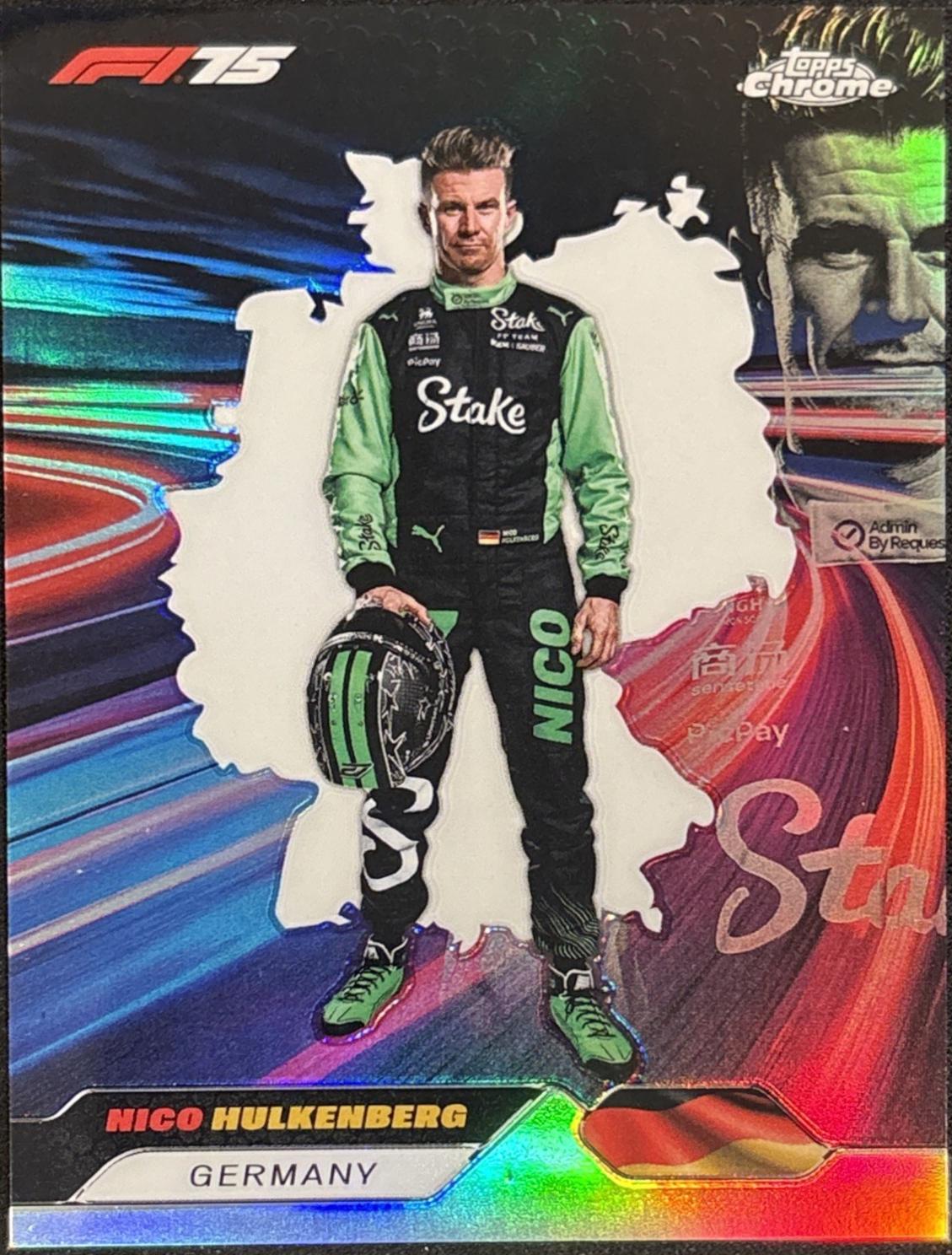 Nico Hulkenberg #NN-8 Prices | 2025 Topps Chrome Formula 1 Neon 