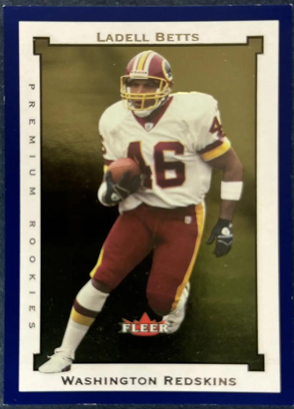 Ladell Betts #151 2002 Fleer Premium Football