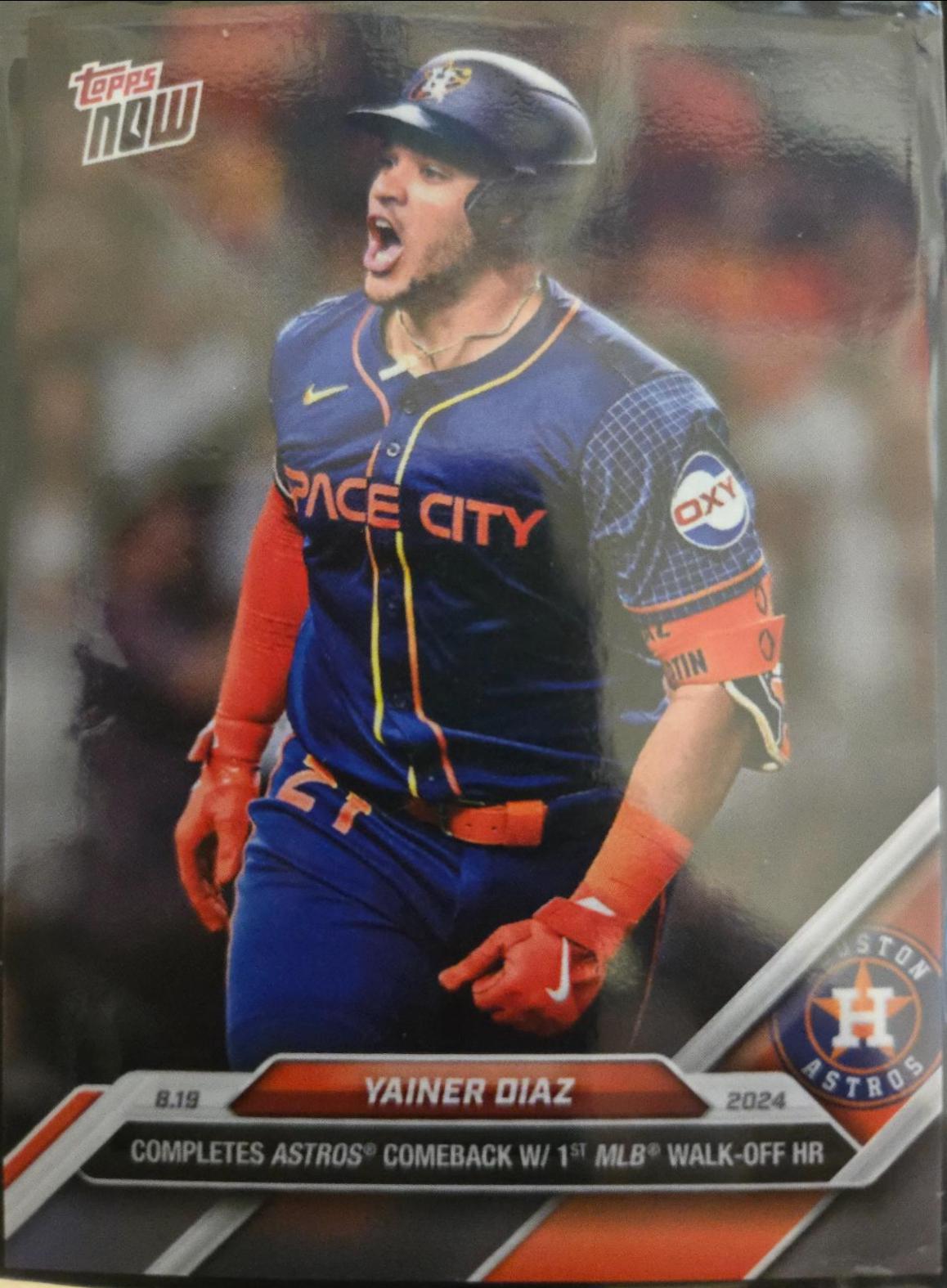Yainer Diaz #571 2024 Topps Now Baseball