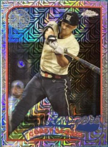 Corey Seager #T89C-9 2024 Topps 1989 Chrome Silver Pack Baseball