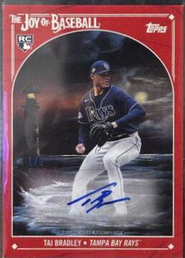 Taj Bradley [Autograph Bright Red] #47