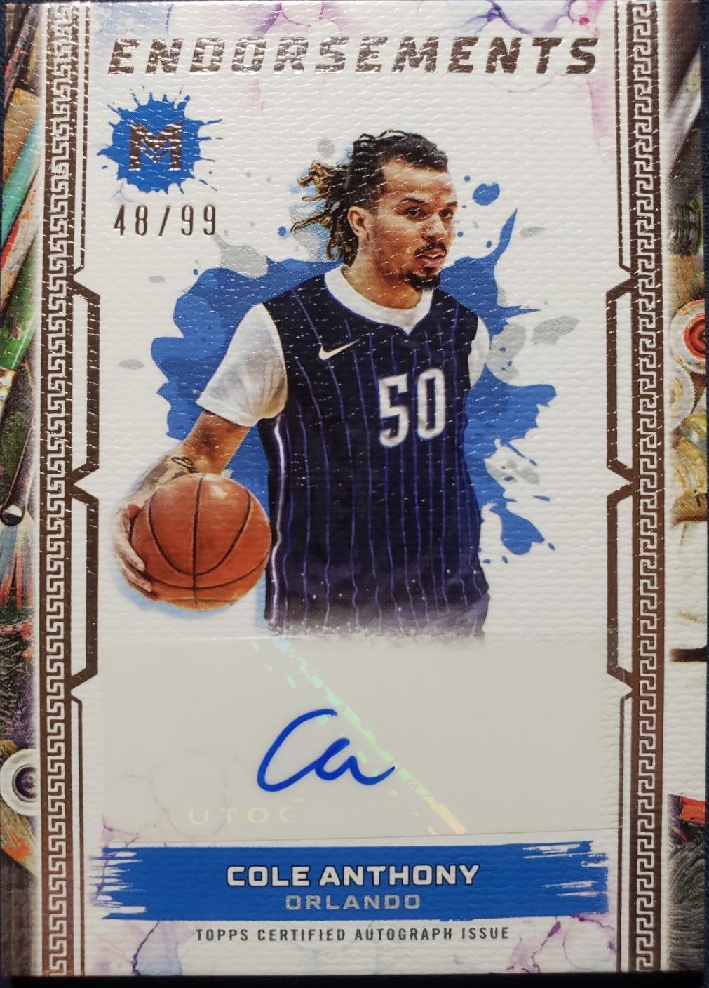 Cole Anthony #ME-CA