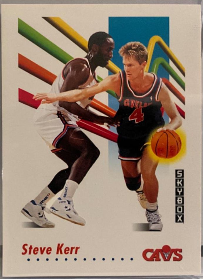 Steve Kerr #50 Basketball Cards 1991 Skybox