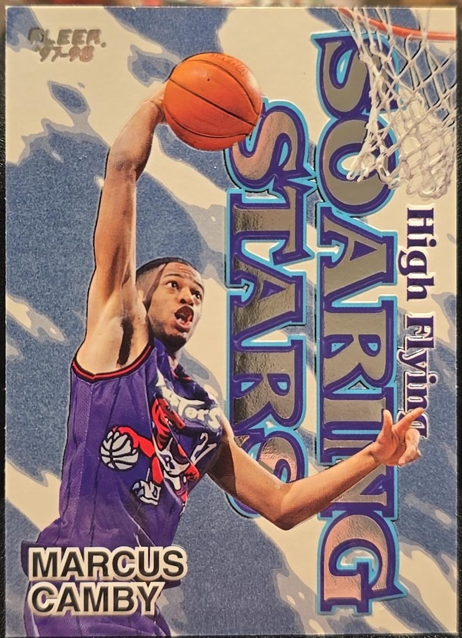 Marcus Camby #5 Basketball Cards 1997 Fleer High Flying Soaring Stars