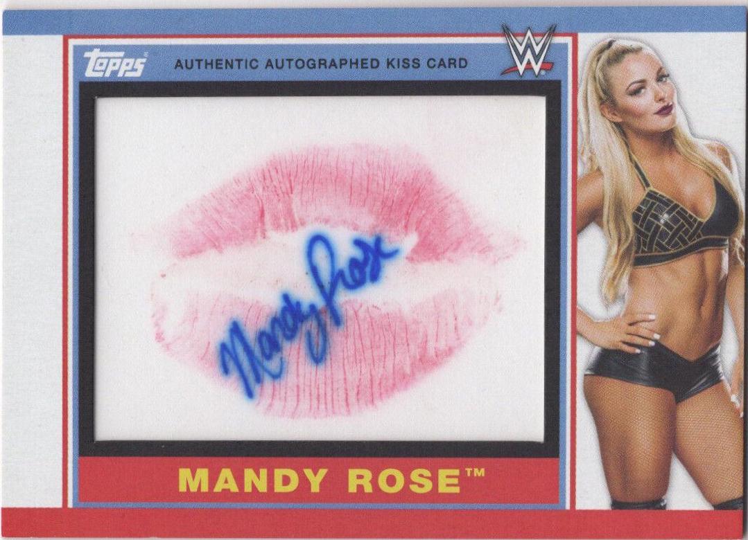 Mandy Rose #A-MR Wrestling Cards 2018 Topps WWE Heritage Autographs